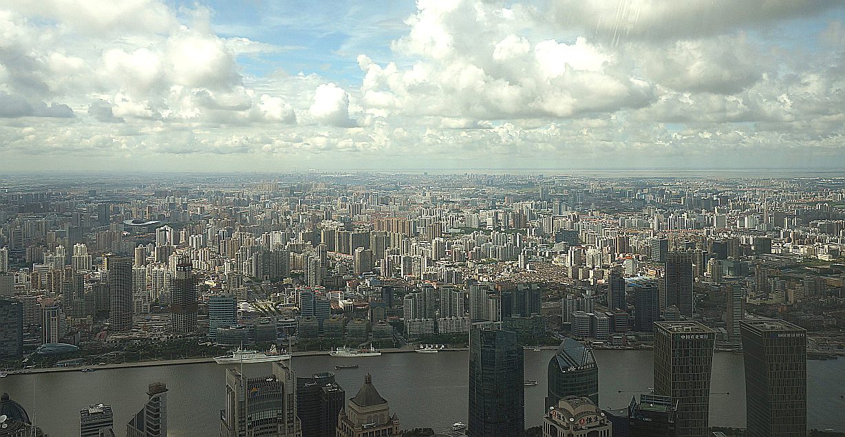 Vue of Shanghai from Pudong